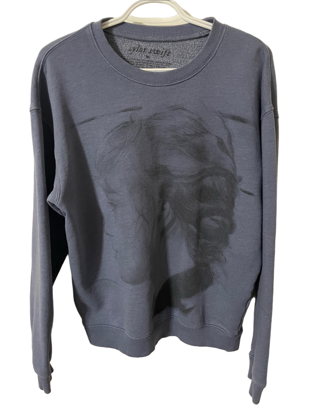 Taylor Swift Evermore Graphic Crewneck Sweatshirt Size Medium